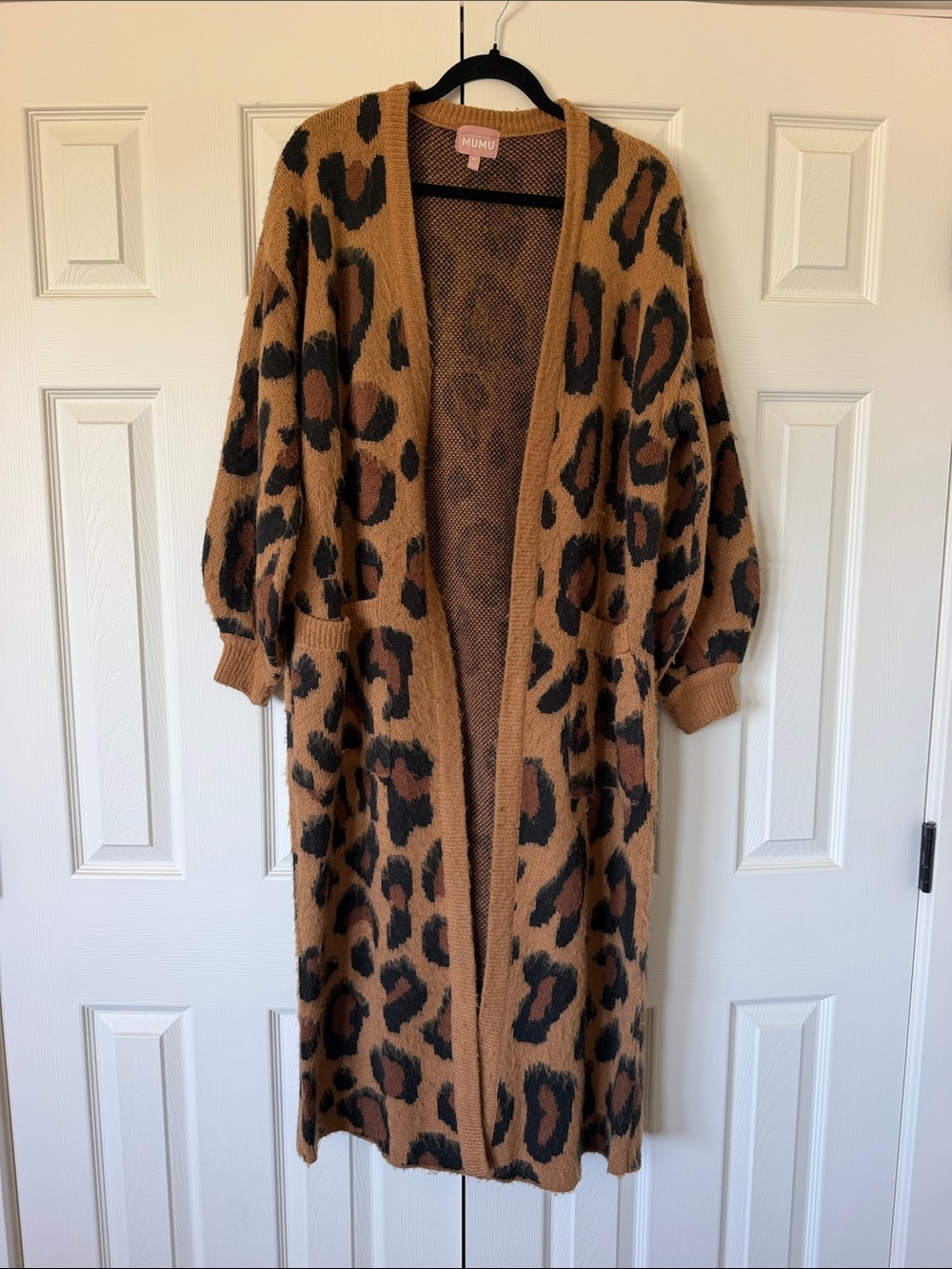 Show Me Your MuMu Out And About Cheetah Long Cardigan